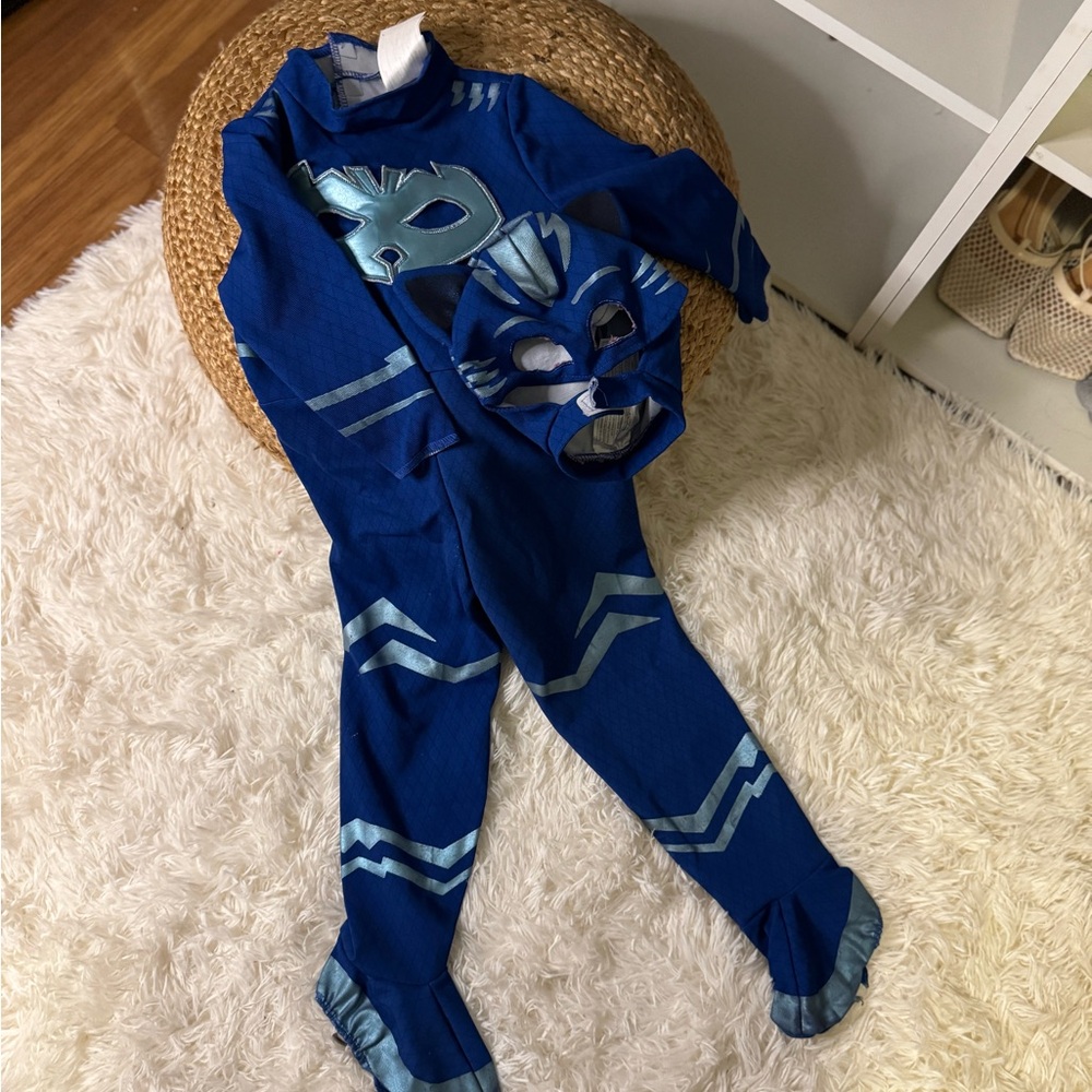 Kids Superhero Costume in Blue